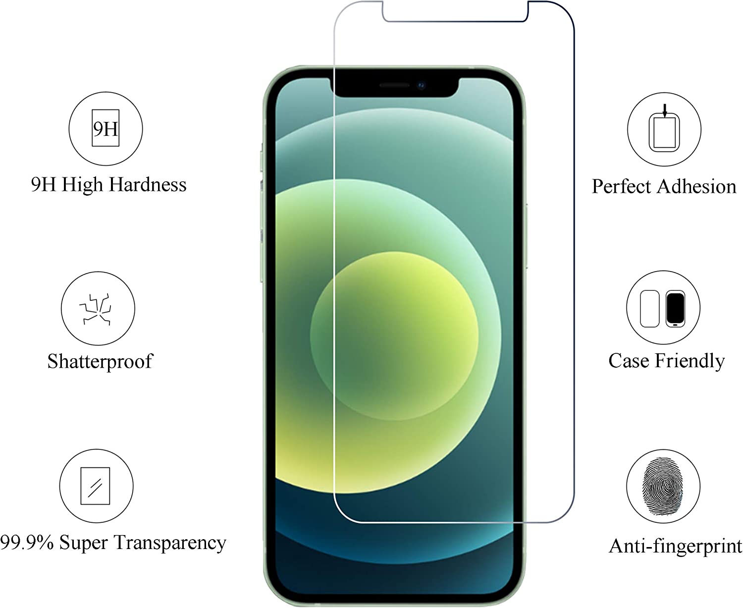 Ailun Glass Screen Protector Compatible for iPhone 11/XR,6.1 Inch 3 Pack Tempered Glass